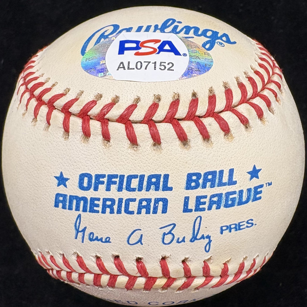 Sam Huff HOF 1982 Signed Baseball PSA/DNA