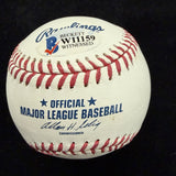 Albert Pujols MLB Debut 4/2/01 Signed Baseball Beckett Witness Holo