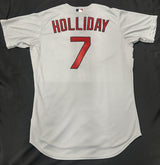 Matt Holliday Authentic Cardinals Majestic Road Jersey Size 44 Unsigned
