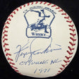 Fergie Jenkins Cy Young NL 71 Signed Cy Young Logo Baseball JSA