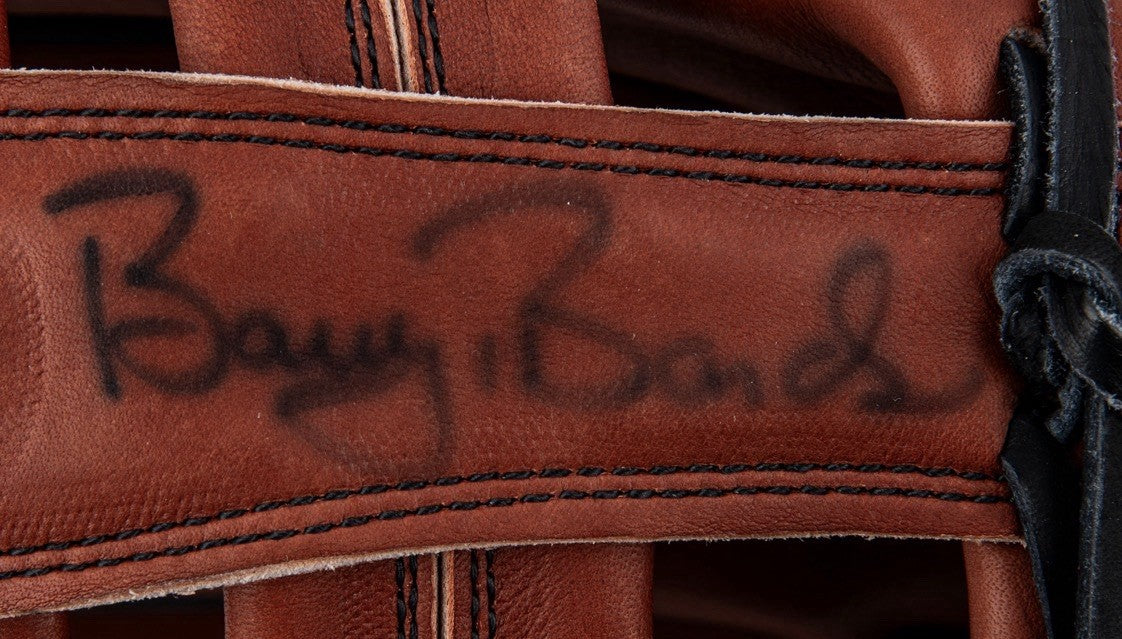 Barry Bonds Signed Game Model Wilson A2000 Glove MLB Holo Bonds Holo