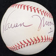 Warren Moon 1 Signed Baseball Beckett BAS