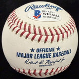 Albert Pujols 2,000th RBI 5-9-19 Solo HR Signed Baseball Beckett Witness