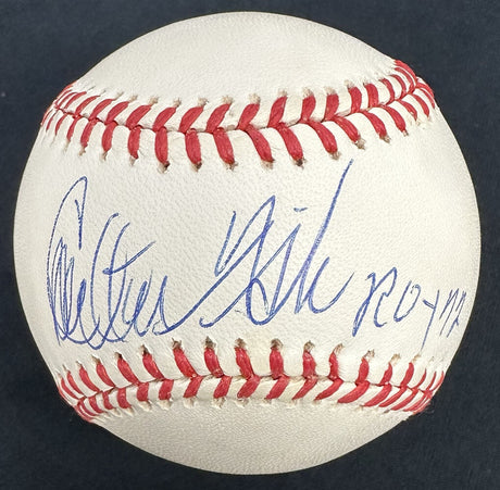 Carlton Fisk ROY 72 Signed Baseball JSA