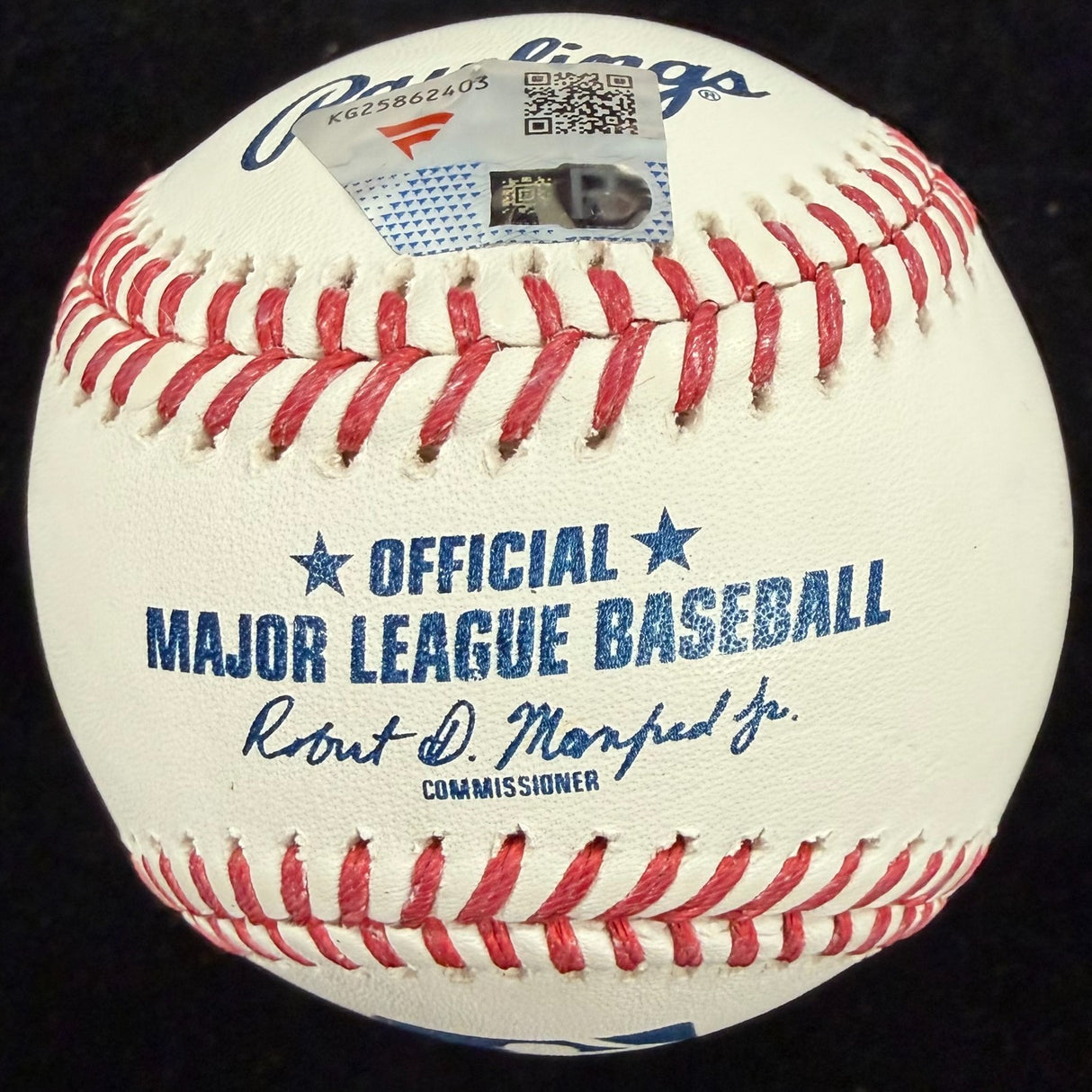 Johnny Bench Hands Nickname Signed Baseball Fanaatics Hologram