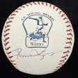 Rollie Fingers Signed Cy Young Logo Baseball JSA