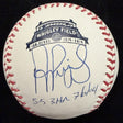 Albert Pujols 5-5 Wrigley Field 100th Logo Signed Baseball Beckett Witness Holo