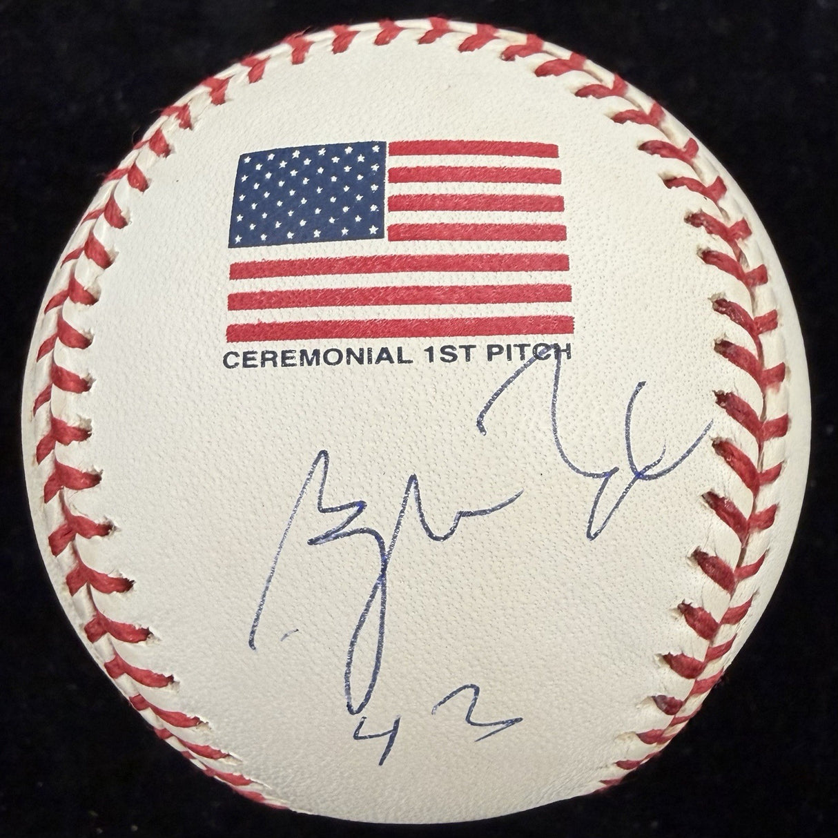 George W. Bush 43 Signed 2001 World Series Ceremonial 1st Pitch Baseball PSA
