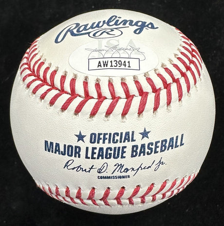 David Eckstein 06 WS MVP Signed Cardinals City Connect The Lou Baseball JSA