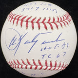Carl Yastrzemski HOF 1989 Signed Stat Baseball PSA/DNA