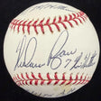 Nolan Ryan 7 No Hitters Signed Date & Teams Baseball JSA