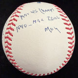 Jim Leyland Full Name HOF 24 Signed Stat Baseball Beckett Witness Holo PSA