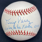Tony Perez Salon De Le Fama 2000 Signed Baseball JSA