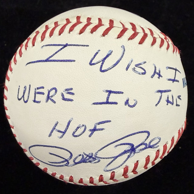 Pete Rose I Wish I Were In The HOF Signed Baseball Rose Hologram 