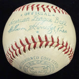 Larry Lajoie Single Signed OAL Harridge Baseball PSA/DNA LOA Graded 4.5