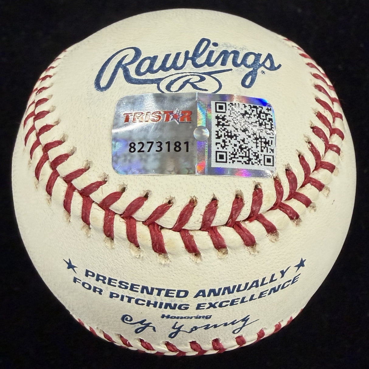 Roger Clemens 7x Cy Young Signed CY Logo Stat Baseball TRISTAR