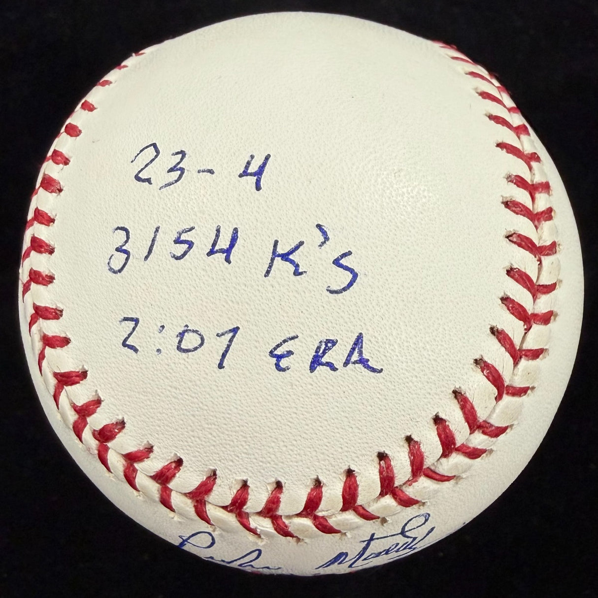 Pedro Martinez 97, 99, 00 Cy Young Signed Stat Baseball Set Beckett Witness Holo