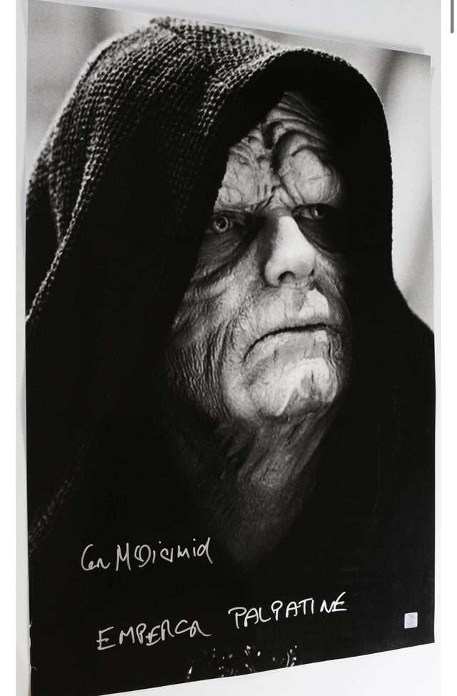 Ian McDiarmid Signed Star Wars: Return Of The Jedi 20x30 Glossy Photo SWAU 