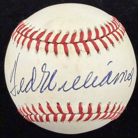 Ted Williams Signed Baseball JSA LOA
