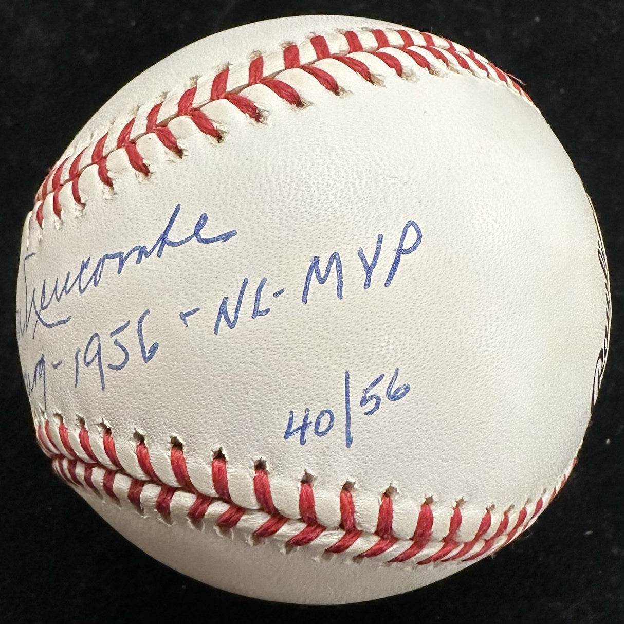 Don Newcombe Cy Young 1956 NL MVP Signed Baseball Tristar MLB Holo