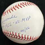Don Newcombe Cy Young 1956 NL MVP Signed Baseball Tristar MLB Holo