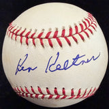 Ken Keltner Signed Baseball PSA/DNA