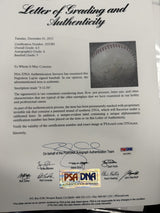 Larry Lajoie Single Signed OAL Harridge Baseball PSA/DNA LOA Graded 4.5