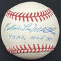 Edwin Lee Mathews HOF 78 512 HR Signed Baseball JSA