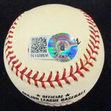 Cal Ripken Jr. Signed Retirement Logo Stat Baseball Beckett