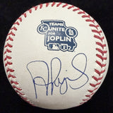 Albert Pujols Signed Teams Unite For Joplin Logo Baseball Beckett Witness READ