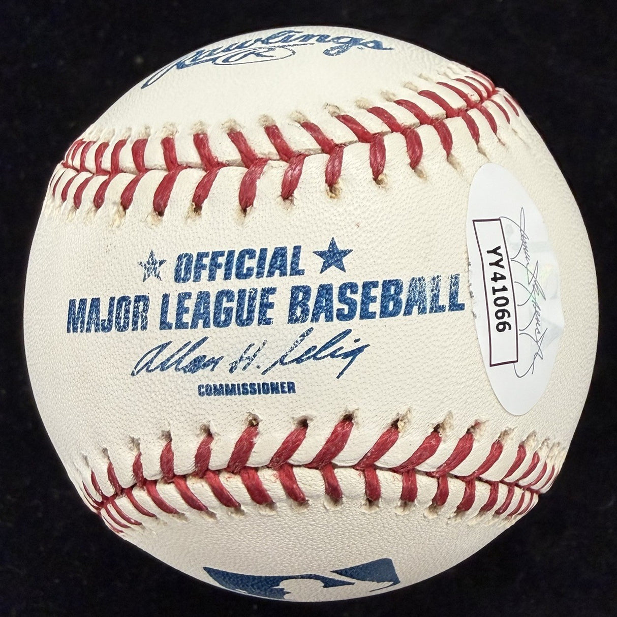Bernie Mac Mr. 3000 Signed Baseball JSA LOA