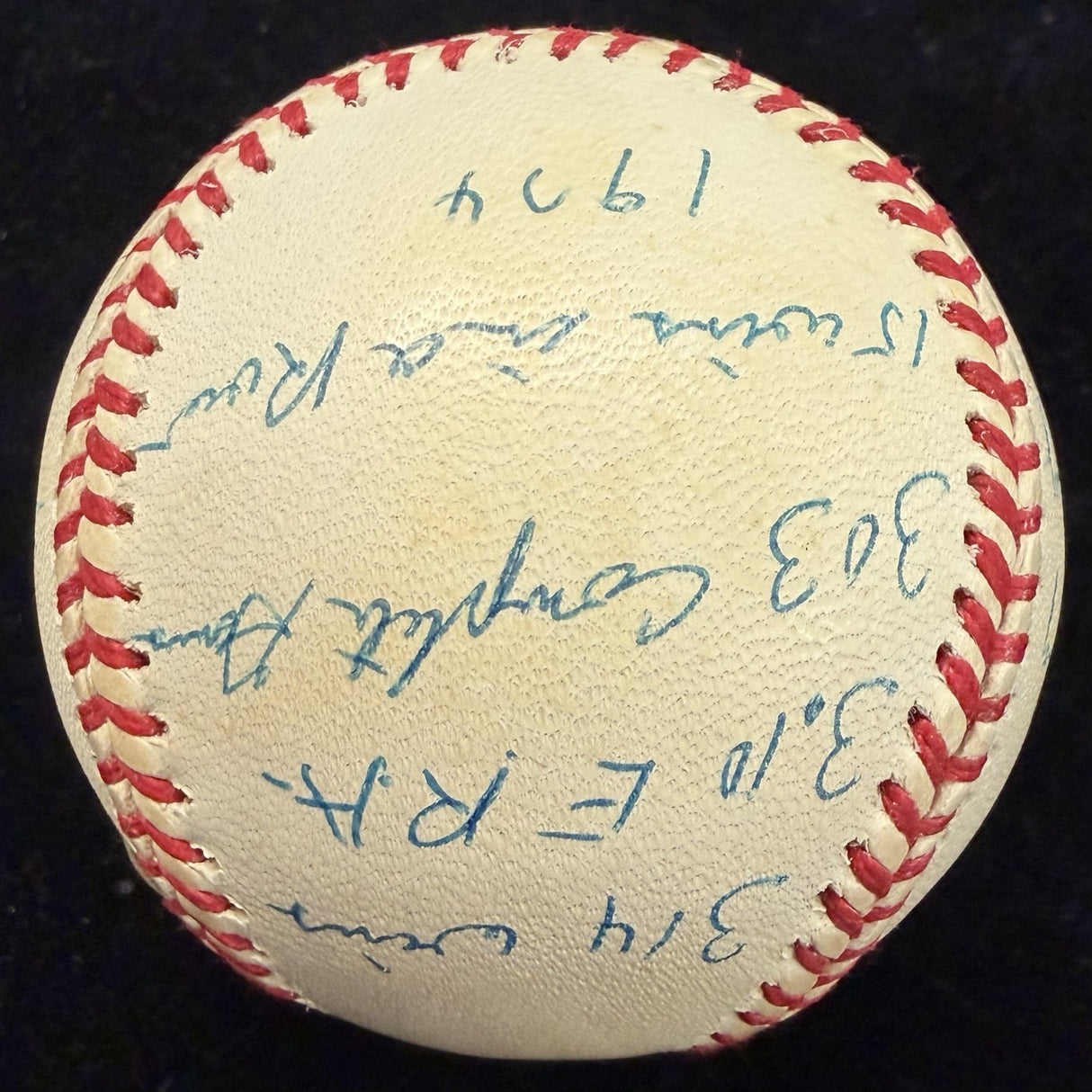 Gaylord Perry HOF 91 Signed RJ Stat Baseball 