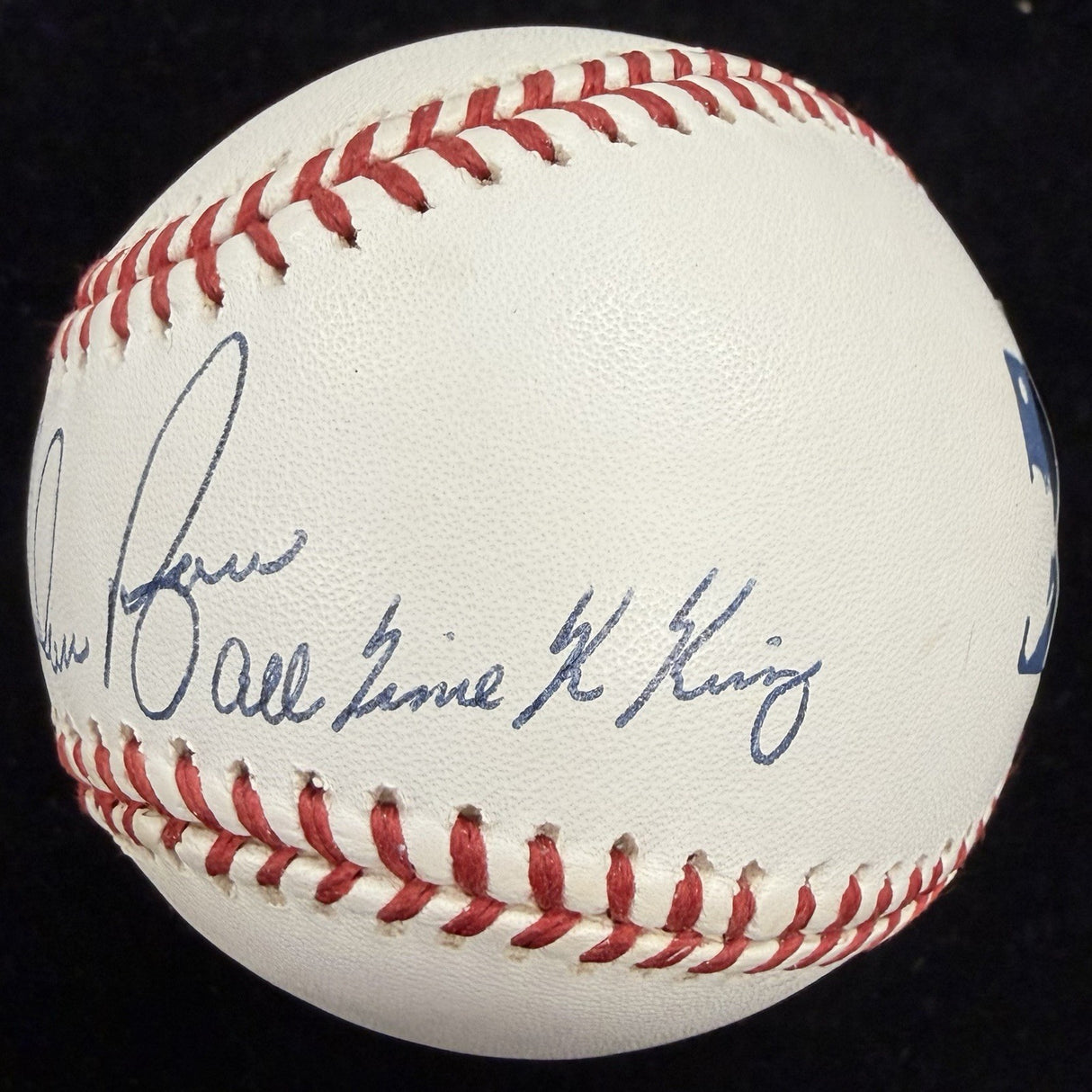 Nolan Ryan All Time K King Signed Baseball Beckett BAS