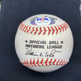 Don Drysdale 209-166 Wins Losses Signed Baseball PSA 