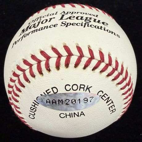 Michael Jordan Signed Baseball Upper Deck Hologram UDA Holo