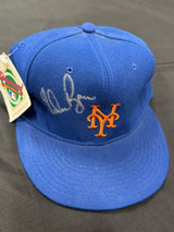 Nolan Ryan Signed New York Mets Diamond Collection Hat JSA