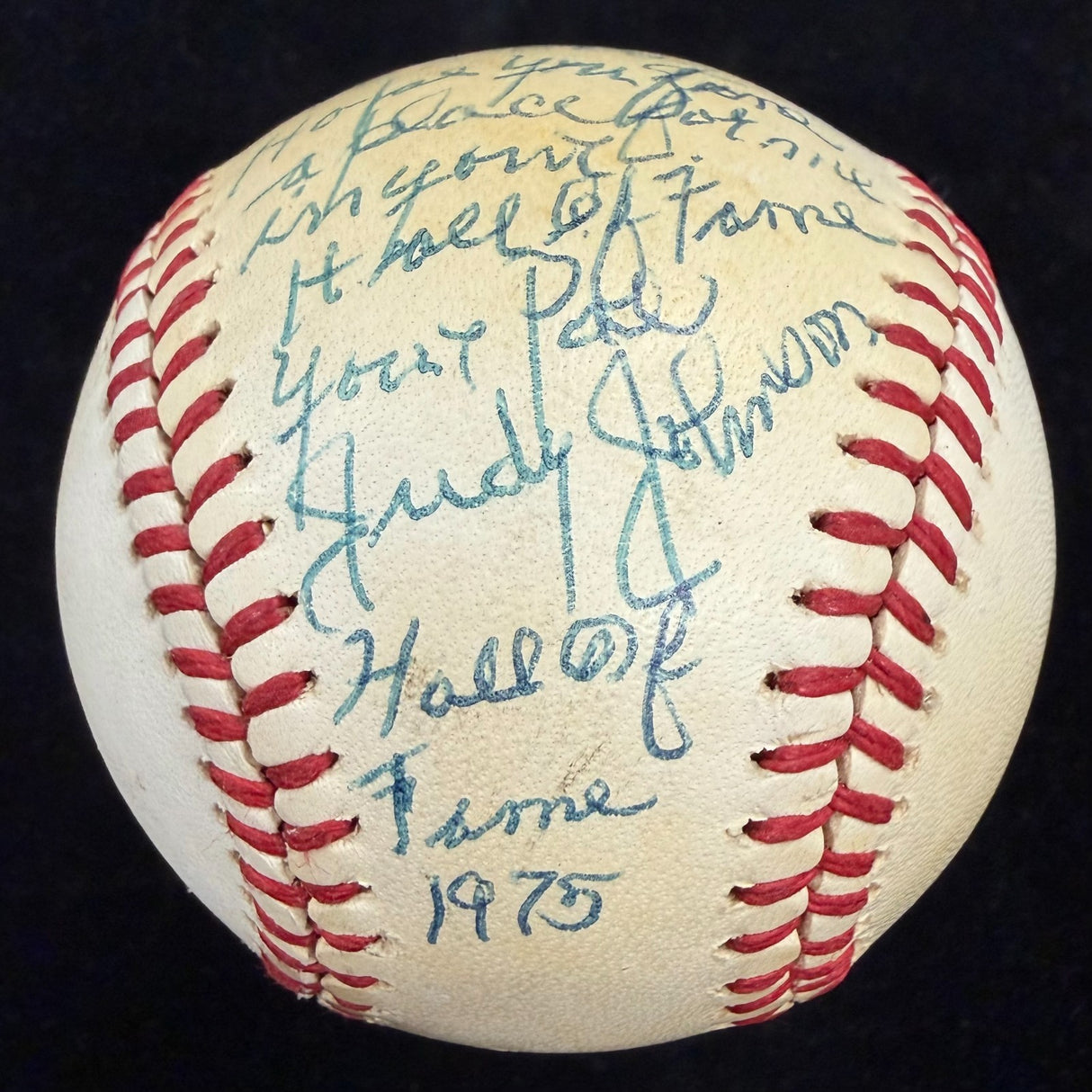 Judy Johnson Hall of Fame 1975 Single Signed Baseball PSA/DNA LOA *Personalized*