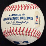 Jim Leyland Full Name HOF 24 Signed Stat Baseball Beckett Witness Holo PSA