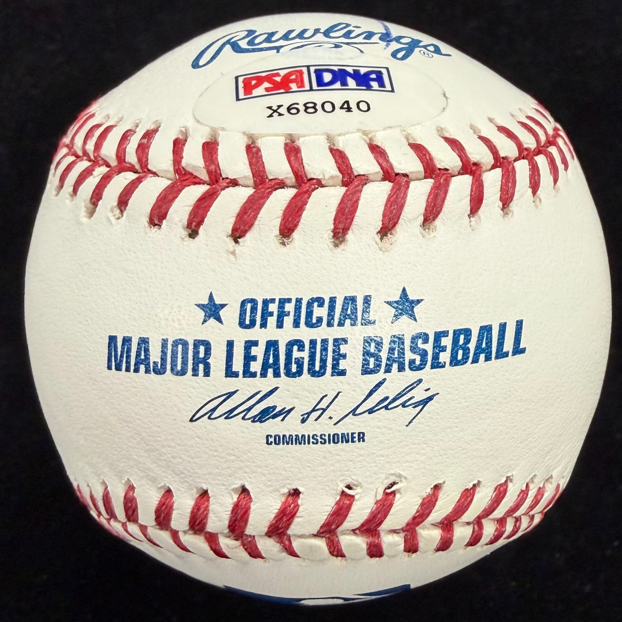 Pierce Bronson 007 Signed Baseball PSA/DNA
