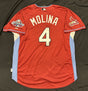 Yadier Molina Majestic Authentic 2009 All-Star Game Batting Practice Jersey