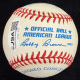 James August (Catfish) Hunter Full Name Signed Baseball JSA