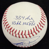 Jeff Kent 2000 NL MVP Signed Stat Baseball Tristar Holo