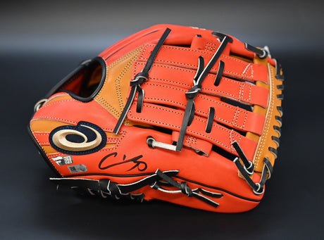 Shohei Ohtani Signed Game Model ASICS Glove MLB Holo Fanatics Baseball Angels