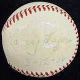 Larry Lajoie Single Signed OAL Harridge Baseball PSA/DNA LOA Graded 4.5