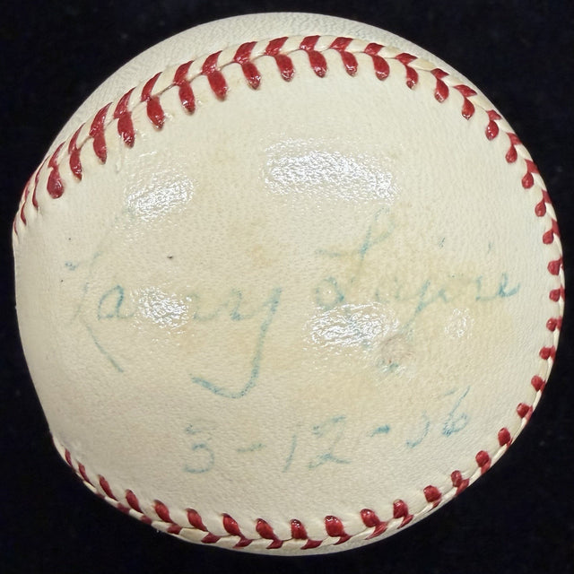 Larry Lajoie Single Signed OAL Harridge Baseball PSA/DNA LOA Graded 4.5