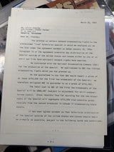Elvis Presley Signed 1968 NBC Comeback Special Contract/Agreement PSA/DNA LOA