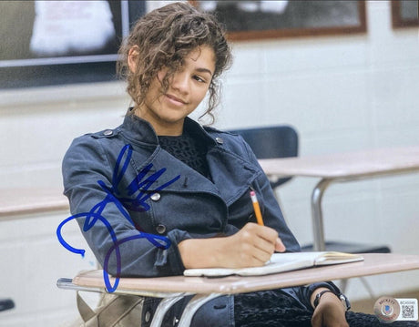 Zendaya Signed Spider-Man: Homecoming 8x10 Photo Beckett Hologram