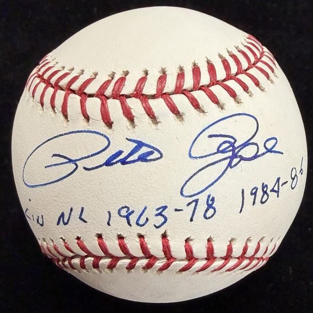 Pete Rose Cin NL 1963-78 1984-86 Signed Baseball JSA