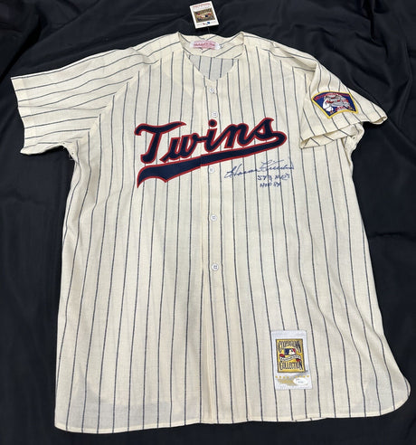 Harmon Killebrew Signed Authentic Twins Mitchell Ness Jersey JSA 