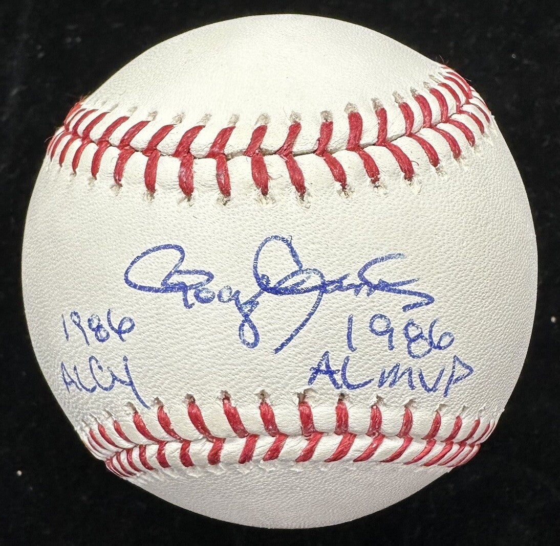 Roger Clemens 1986 AL MVP/CY Signed Baseball Tristar 